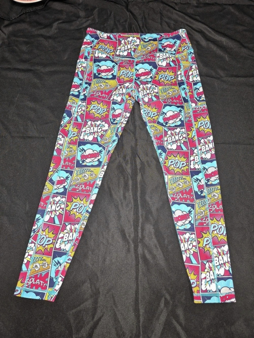 Constantly Varied Gear Knockout Leggings Blue & Pink XL